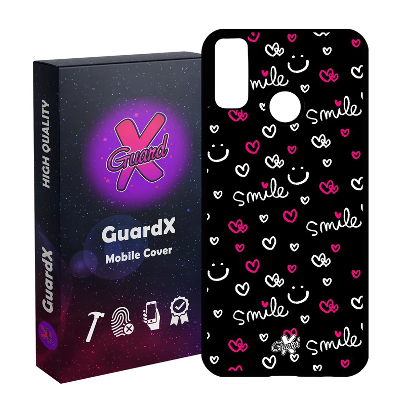 کاور گارد ایکس طرح Smile مدل Glass10136 مناسب برای گوشی موبایل هوآوی Y8s