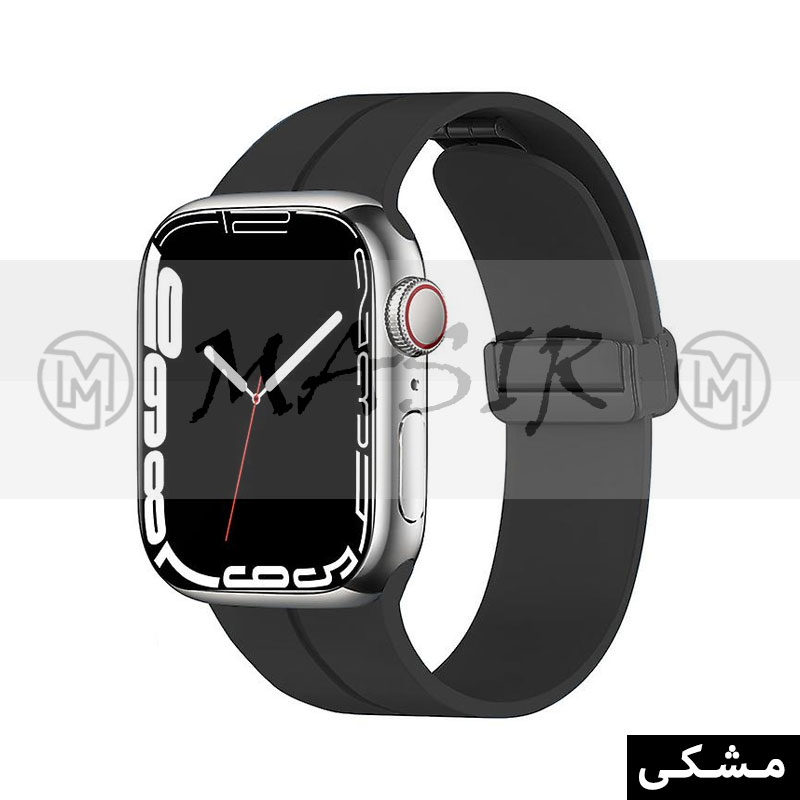 بند مسیر مدل Bracelet Correa Magnetic مناسب برای اپل واچ سری 1/2/3/4/5/6/7/8/9/SE سایز 38/40/41 میلی متری