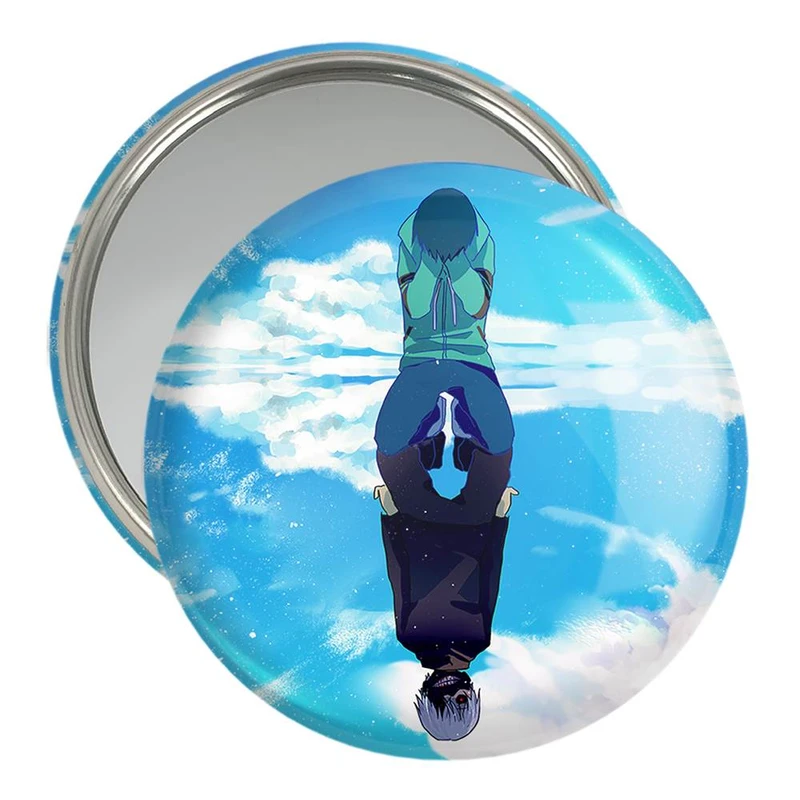 آینه جیبی خندالو مدل کانکی کن انیمه توکیو غول Tokyo Ghoul  کد 11912