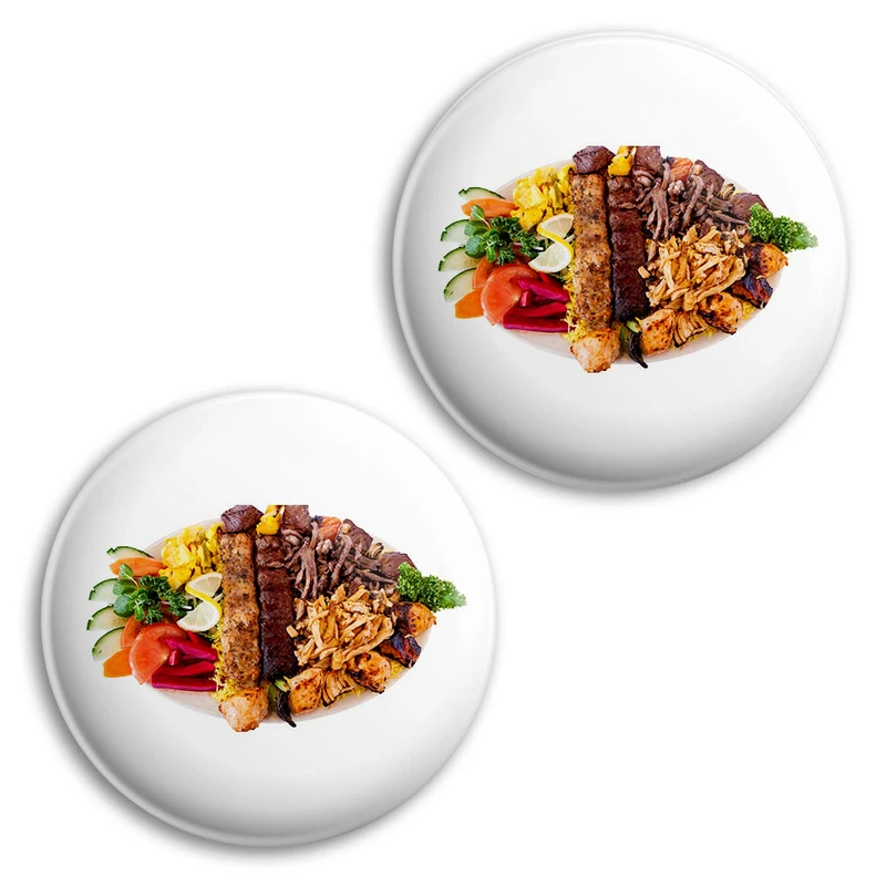 مگنت پرمانه طرح کباب کد pmag2.35342 مجموعه 2 عددی