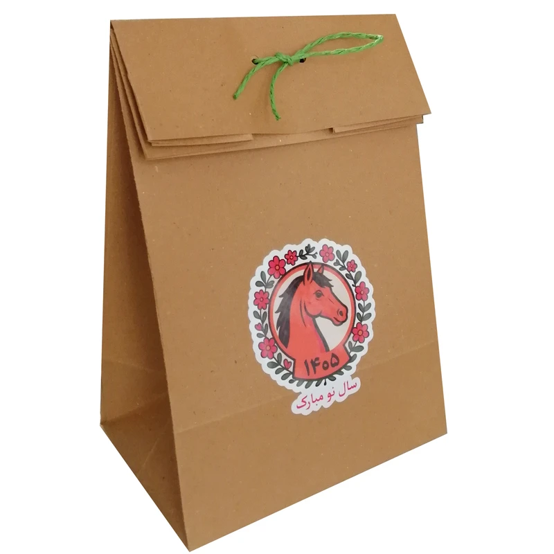 پاکت هدیه مدل سال نو و اسب مجموعه 10 عددی