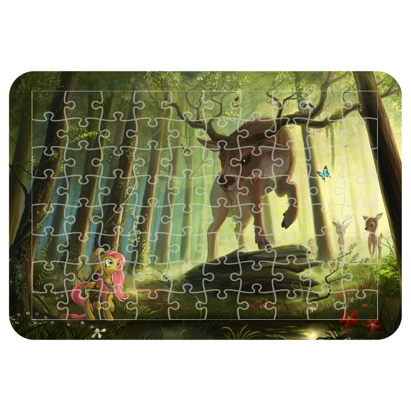 پازل 54 تکه مدل CHB1513 طرح انیمیشن یونیکورن پونی کوچولو