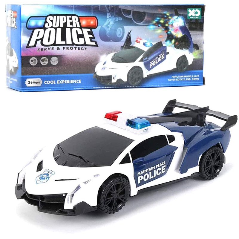 ماشین بازی مدل لامبورگینی تبدیل شونده پلیس