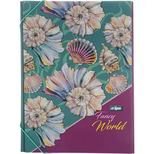 پوشه کلیپس مدل کش دار طرح صدف