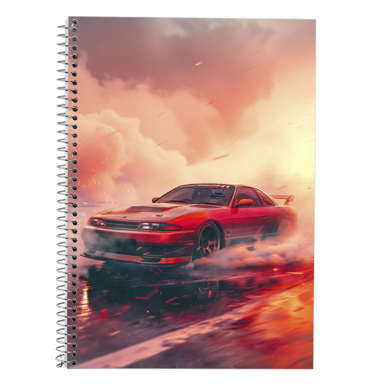 دفتر زبان 50 برگ مدوپد مدل سه خط طرح need for speed کد DF13598