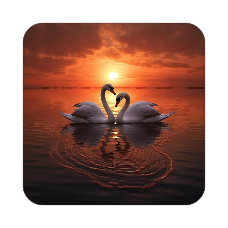 زیر لیوانی کاکتی مدل عاشقانه کد mp13410