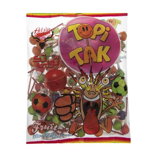 آبنبات چوبی آدرین با طعم میوه - 600 گرم