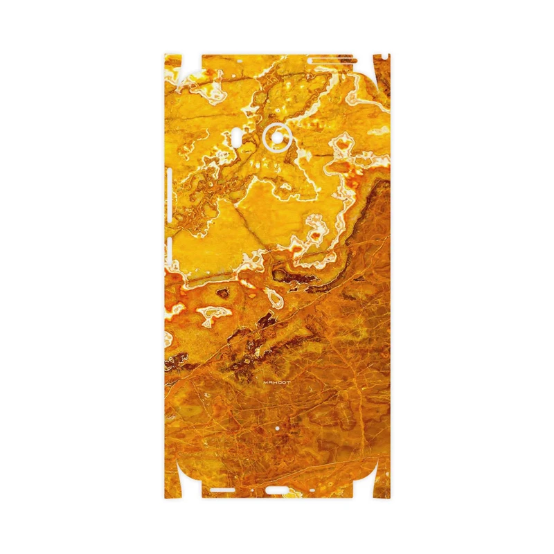 برچسب پوششی ماهوت مدل Gold Marble-FullSkin مناسب برای گوشی موبایل اچ تی سی U11