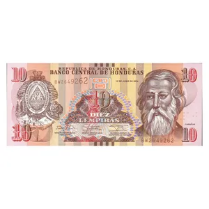 اسکناس تزئینی مدل کشور هندوراس 10 لامپراس 2017 UNC