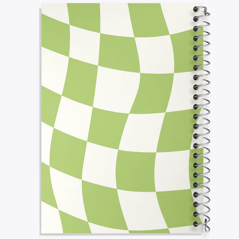 دفتر ژورنال نویسی 50 برگ خندالو مدل نقطه ای طرح چهارخونه کد N2753