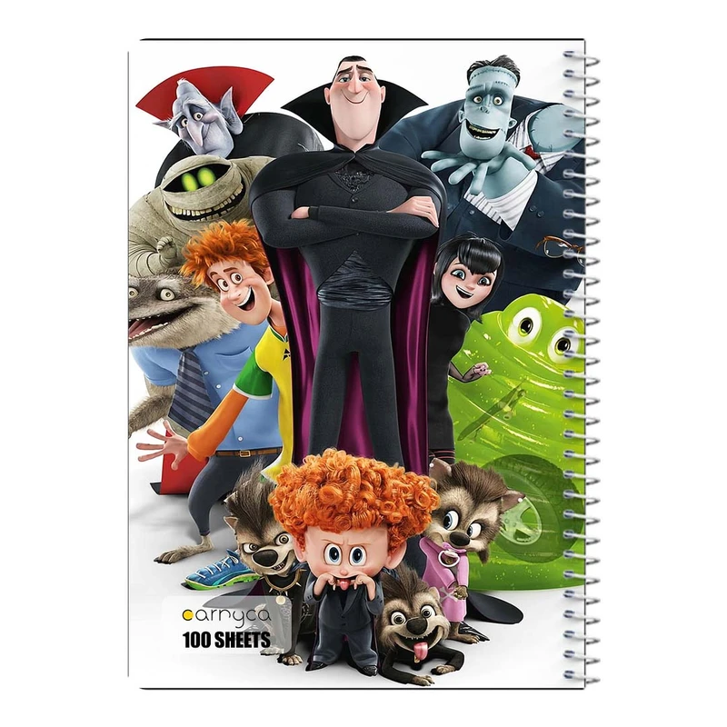 دفتر مشق 100 برگ سیمی کارنیکا طرح هتل ترانسیلوانیا Hotel Transylvania کد 12076