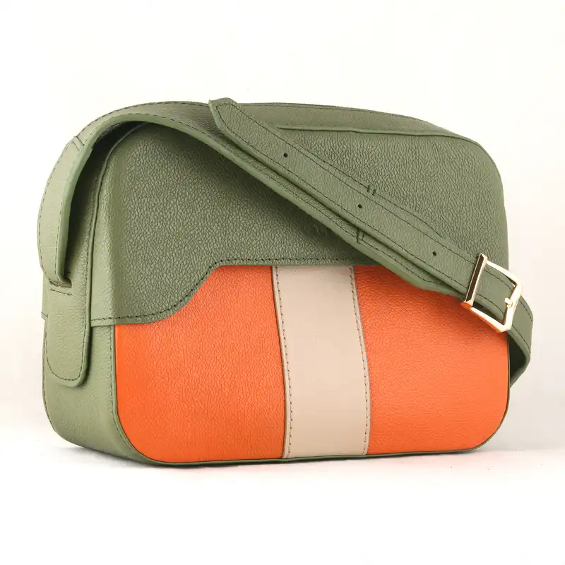 کیف رودوشی زنانه چرم یلسان مدل ایزابل کد MC-106-sbz