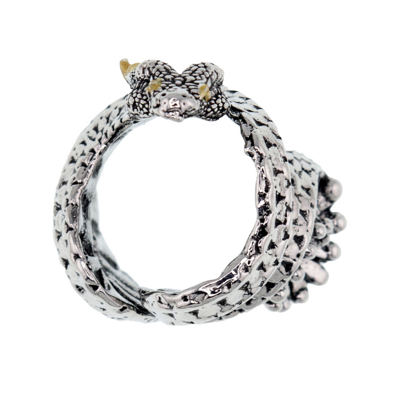 انگشتر مردانه برانت طرح مار تاجدار انگشتر مردانه برانت طرح مار تاجدار