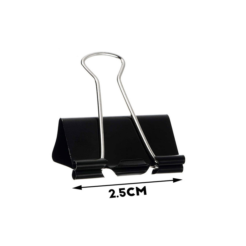 گیره کاغذ دیاموند مدل 25MM بسته 12 عددی