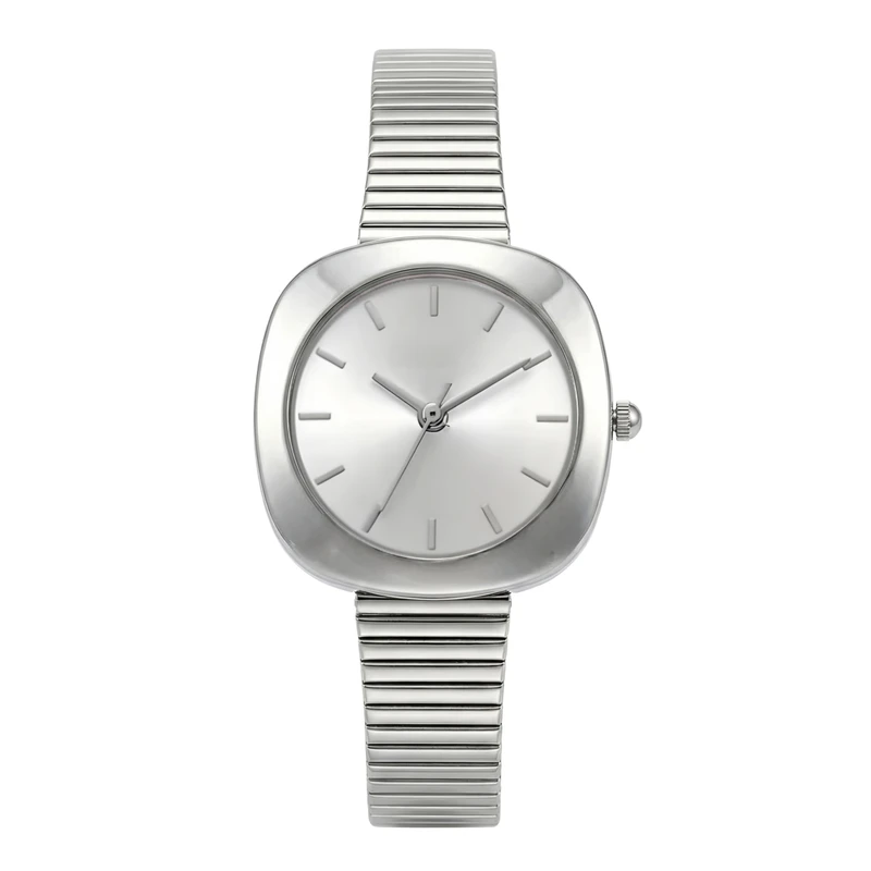 ساعت مچی عقربه‌ای کوارتز زنانه مدل لوکس اسپرت بند استیل طرح کرکره ای کد N2