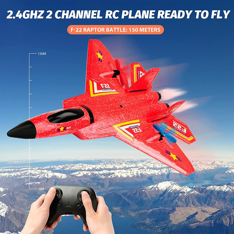 هواپیما بازی کنترلی مدل F22 RC Airplane Fighter