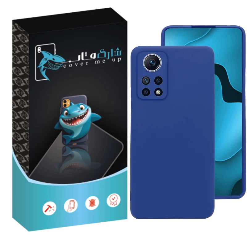 کاور شارک قاب مدل سیلیکونی مناسب برای گوشی موبایل شیائومی Redmi Note 11 Pro 4G / Note 12 Pro 4G