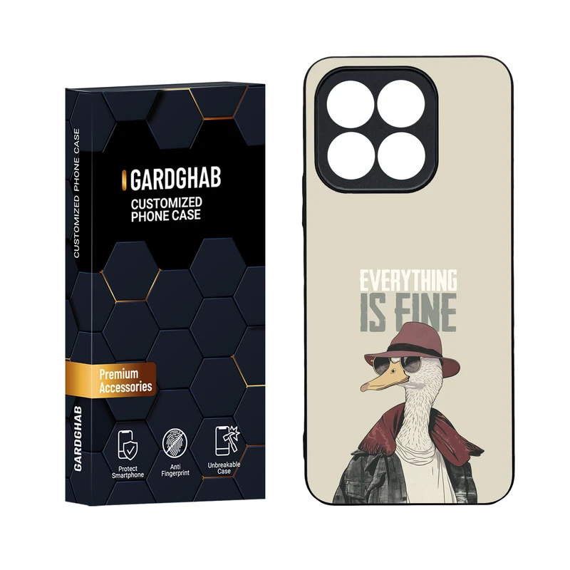 کاور گارد قاب مدل دور ژله ای پسرانه مناسب برای گوشی موبایل آنر X8b 4G