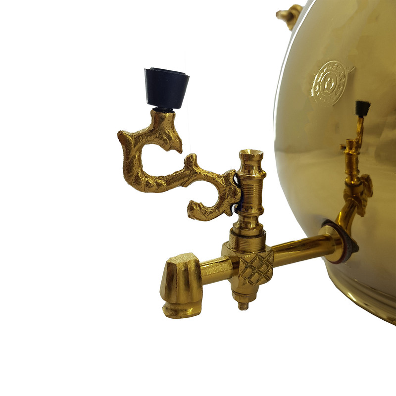سماور گازی مدل عروس کد K302 ظرفیت 6 لیتر