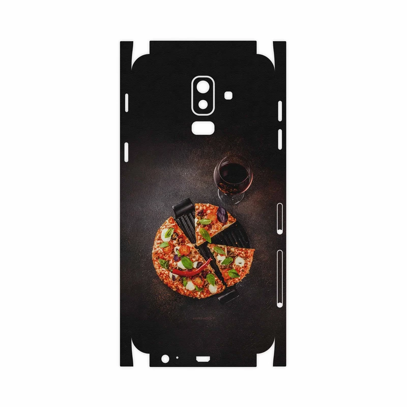 برچسب پوششی ماهوت مدل Pizza-FullSkin مناسب برای گوشی موبایل سامسونگ Galaxy J8