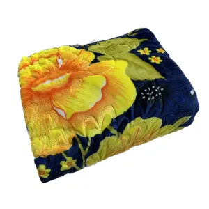 پتو گلبافت مدل برجسته کد 136/15 سایز 160x220 سانتی متر