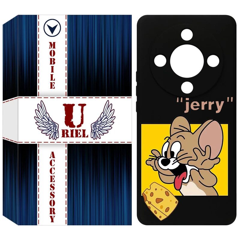 کاور یوریل قاب مدل KSH کد 11 طرح جری مناسب برای گوشی موبایل آنر X9b / X50 / Magic6 Lite / Magic 6 Lite