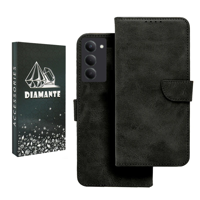 کیف کلاسوری دیامانته مدل Khoshi Bk مناسب برای گوشی موبایل شیائومی Redmi 15