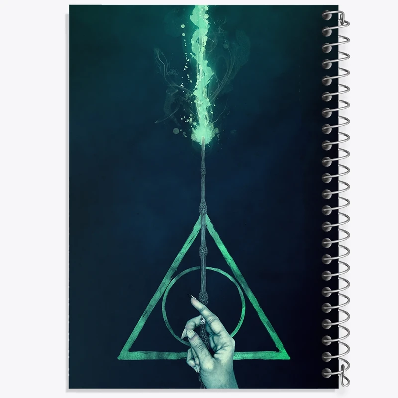 دفتر ژورنال نویسی 50 برگ خندالو مدل نقطه ای طرح هری پاتر (Harry Potter) کد F860