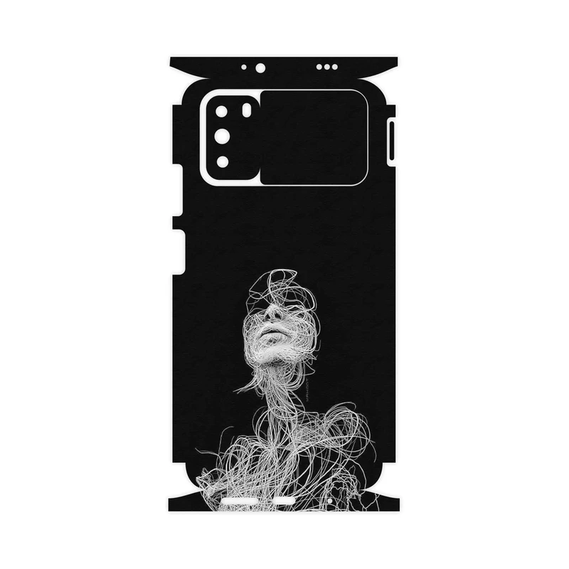 برچسب پوششی ماهوت مدل Strings Digital Art 2-FullSkin مناسب برای گوشی موبایل شیائومی Poco M3