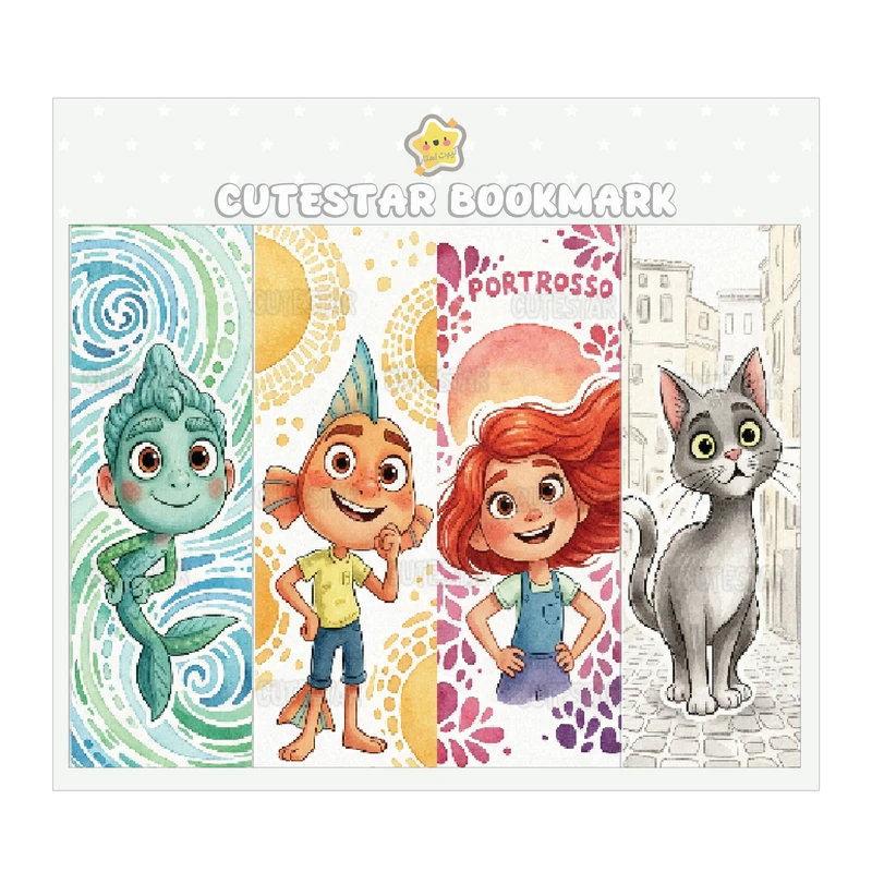 نشانگر کتاب کیوت استار طرح لوکا