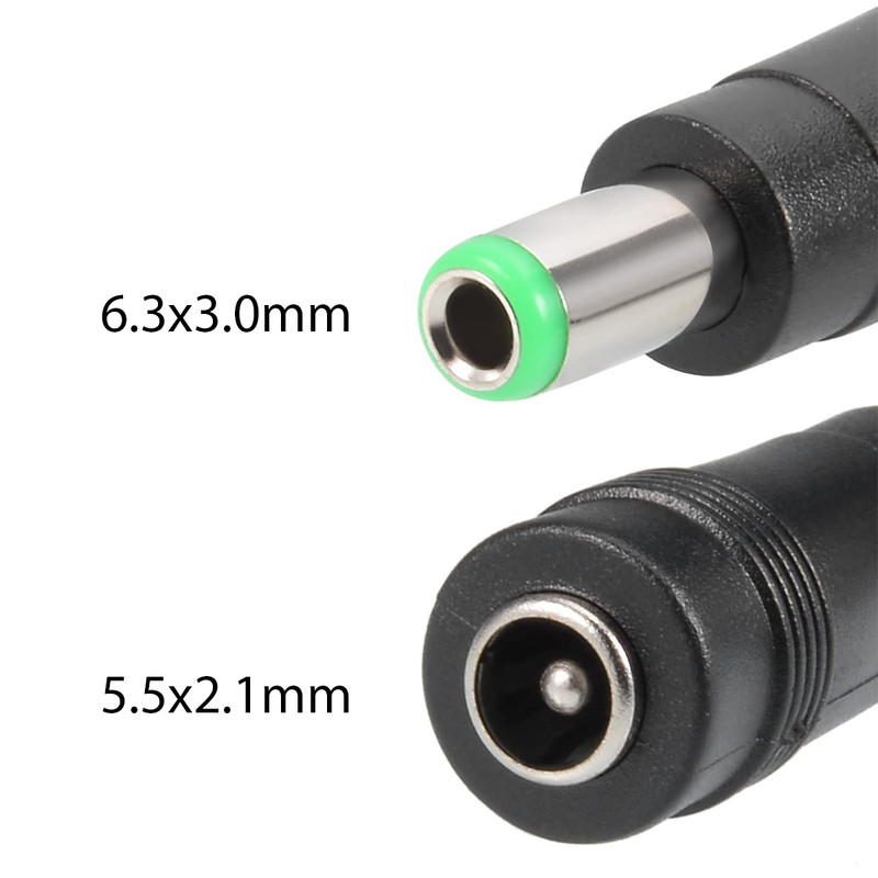 فیش تبدیل آداپتور مدل 5.5x3.0mm بسته 5 عددی