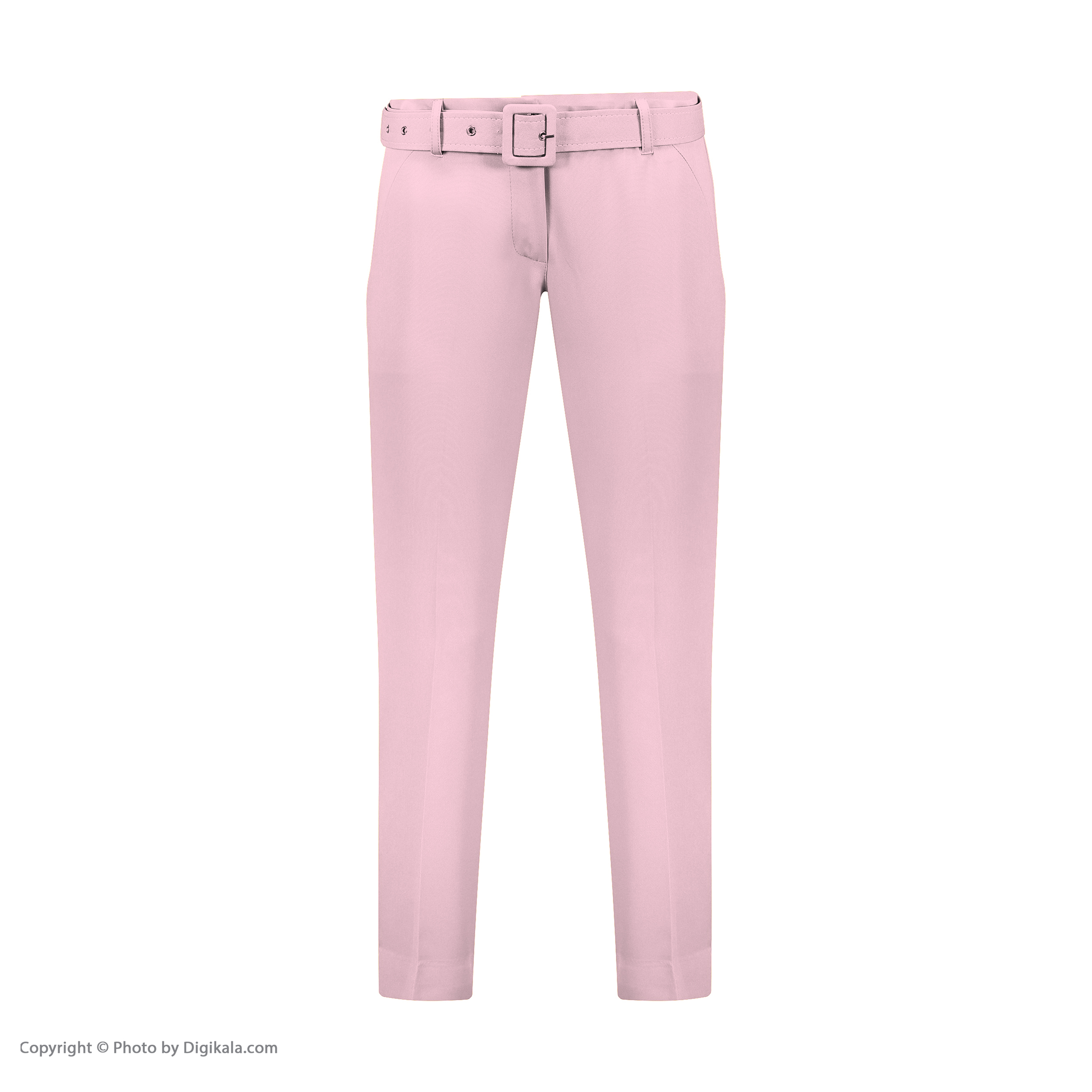 شلوار زنانه مدل 102 کمربند دار رنگ صورتی