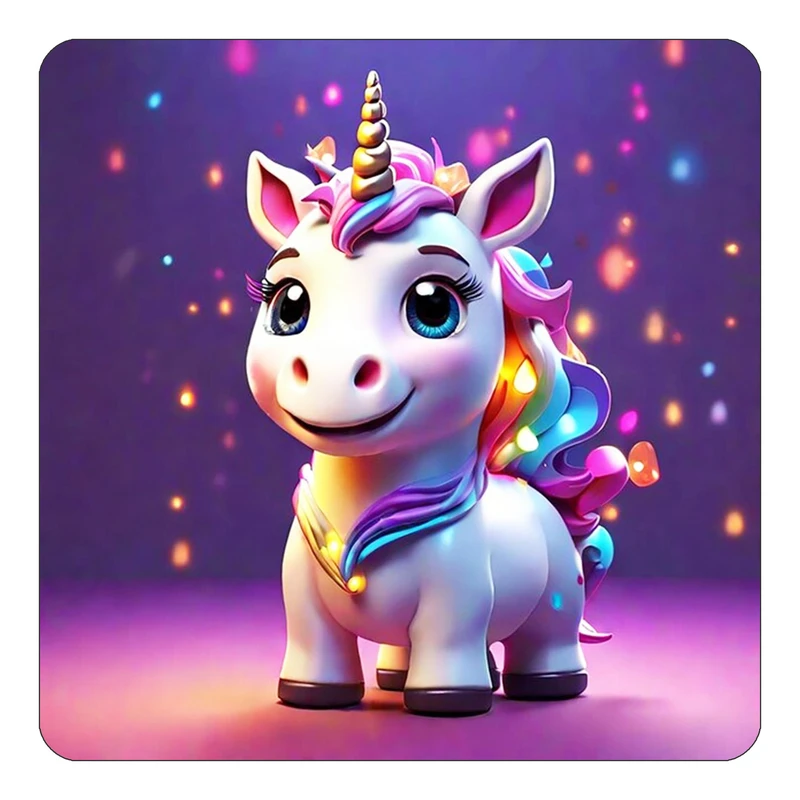 مگنت کاکتی طرح اسب تک شاخ و یونیکورن مدل mp30807