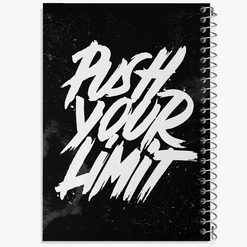 دفتر شطرنجی 50 برگ خندالو مدل Push Your Limit کد F1507