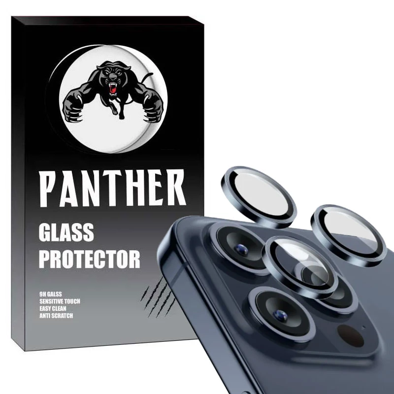 محافظ لنز دوربین پنتر مدل رینگی مناسب برای گوشی موبایل اپل Iphone 15 Pro Max