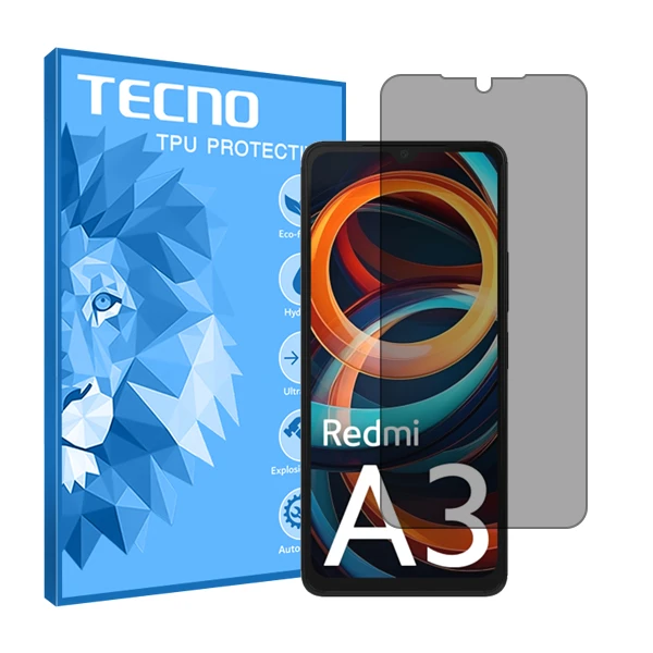 محافظ صفحه نمایش حریم شخصی تکنو مدل HyPRV مناسب برای گوشی موبایل شیائومی Redmi A3