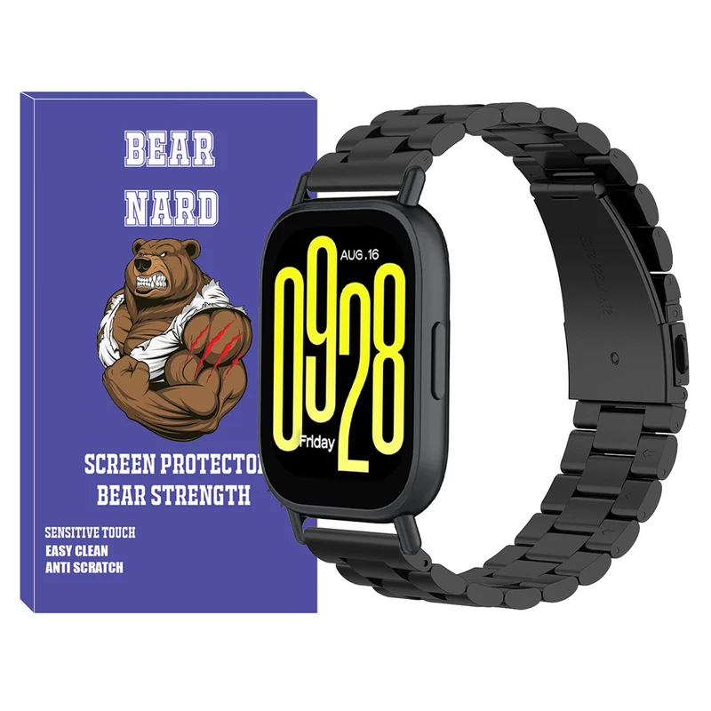 بند برنارد مدل 3Bead BR TW مناسب برای ساعت هوشمند شیائومی Redmi Watch 5 Active / Redmi Watch 5 Lite