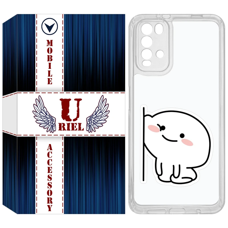 کاور یوریل مدل Clear کد 93 طرح لوس مناسب برای گوشی موبایل شیائومی Redmi 9T / Poco M3