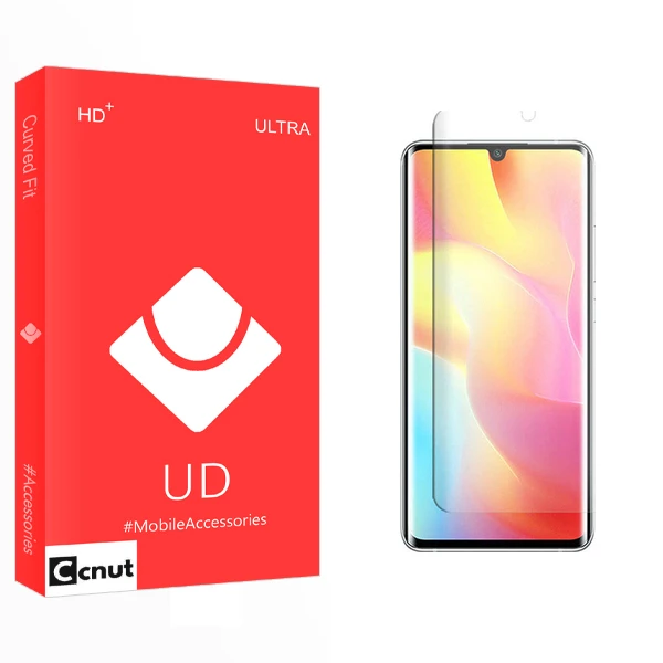محافظ صفحه نمایش کوکونات مدل UD UV مناسب برای گوشی موبایل شیائومی Mi note 10 Lite