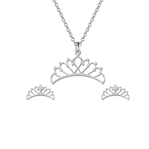 نیم ست نقره ترمه 1 طرح تاج کد E652