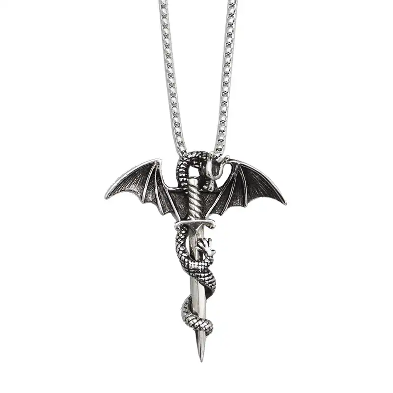 گردنبند مدل شمشیر اژدها کد Shm12