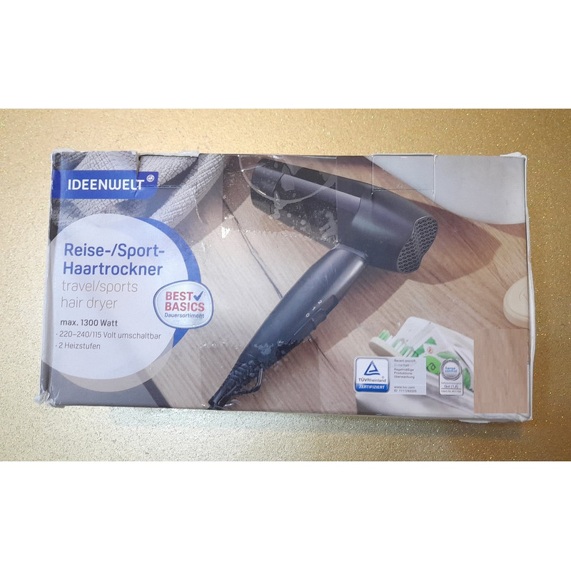 سشوار مسافرتی آیدین ولت مدل HD 1211