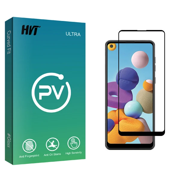 محافظ صفحه نمایش اچ وی تی مدل PV glass مناسب برای گوشی موبایل سامسونگ Galaxy A21