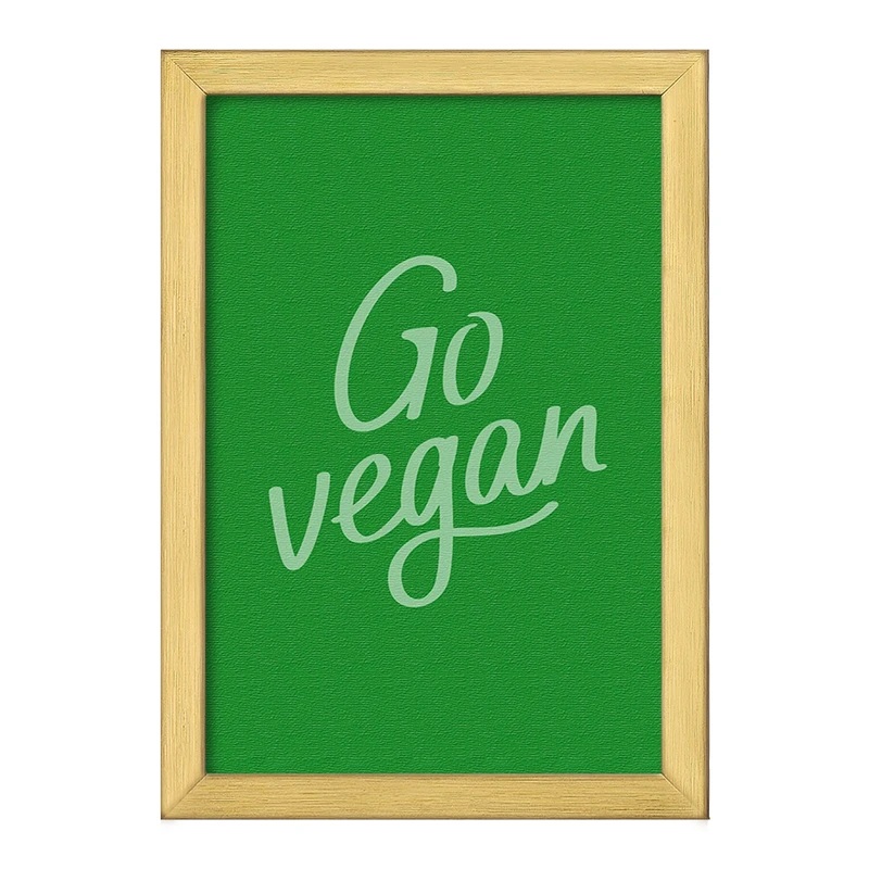 تابلو خندالو طرح وگن Vegan کد 31121