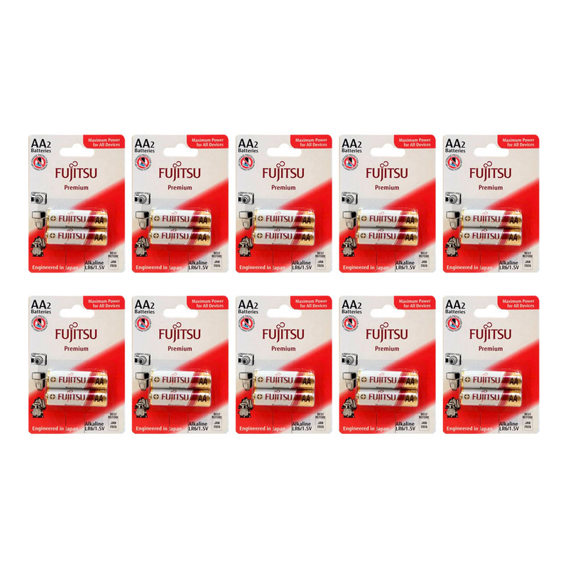 باتری قلمی فوجیتسو مدل Premium LR6 بسته20 عددی