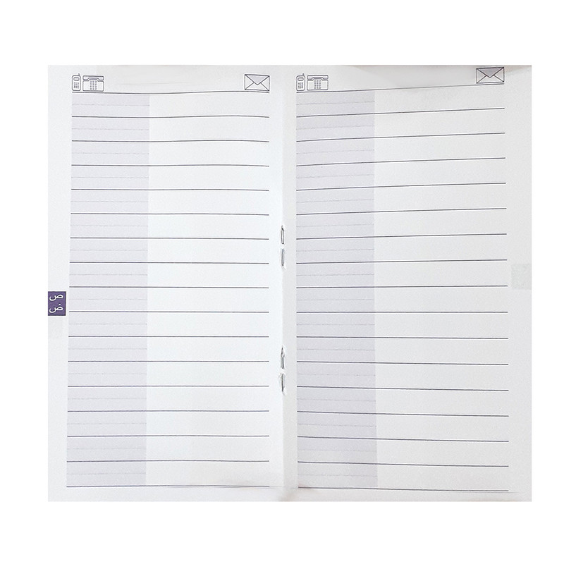 تقویم جیبی سال 1400 طرح گوشه فلزی