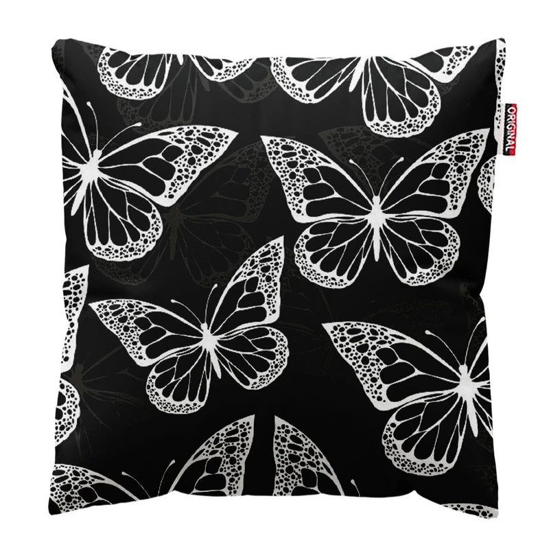 کوسن پاد آفرین طرح پروانه کد 3776 سایز 30*30 سانتی متر