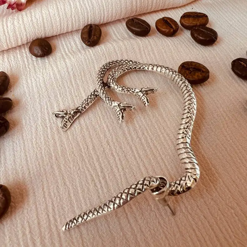 پیرسینگ گوش مدل ایرکاف اِلف طرح مار