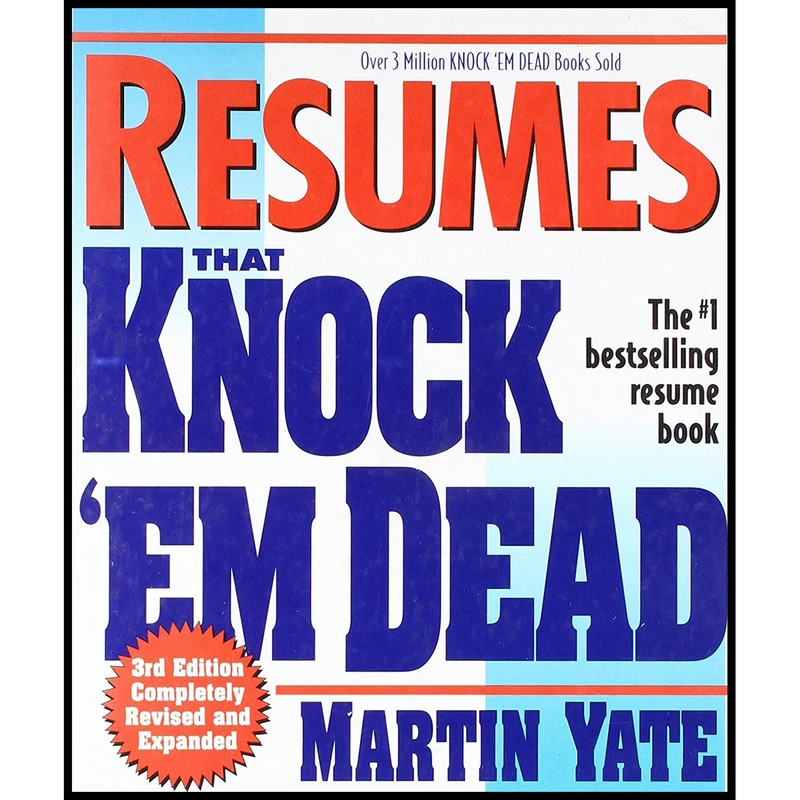 کتاب Resumes That Knock Em Dead اثر Martin Yate انتشارات Adams Media