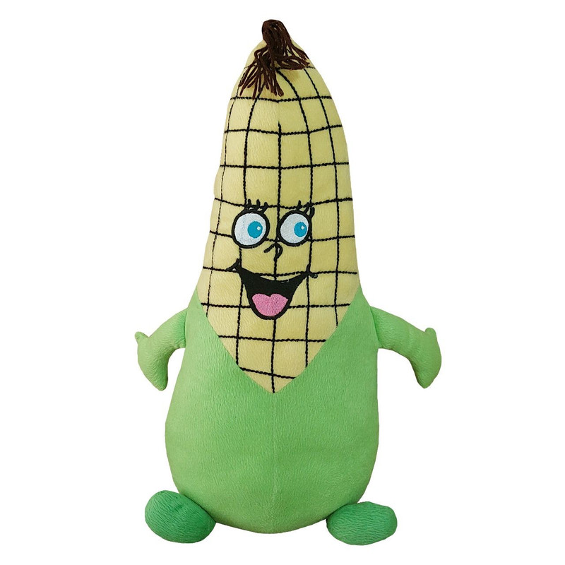 عروسک طرح ذرت مدل Happy کد 885 ارتفاع 45 سانتی متر